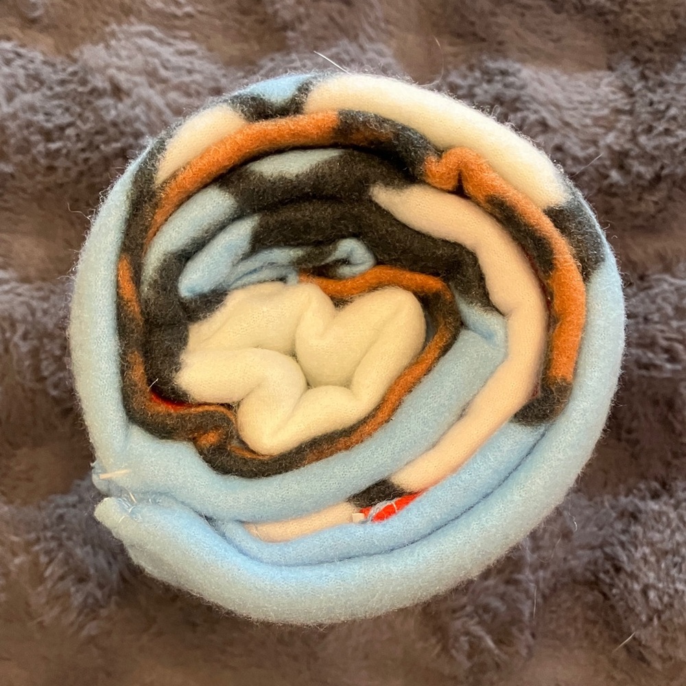 Peanuts Snoopy and Woodstock Light Blue Fleece Blanket - Picture 5 of 6